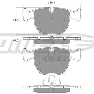 Kup teraz Zestaw klocków hamulcowych, hamulce tarczowe TOMEX BRAKES TX 13-23