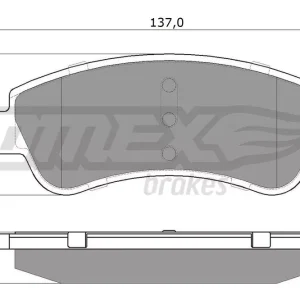Darmowa dostawa Zestaw klocków hamulcowych, hamulce tarczowe TOMEX BRAKES TX 13-27
