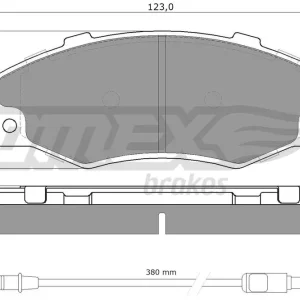 Dodaj do koszyka Zestaw klocków hamulcowych, hamulce tarczowe TOMEX BRAKES TX 13-46