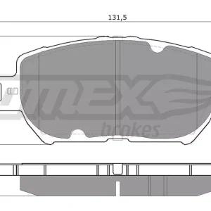 Dodaj do koszyka Zestaw klocków hamulcowych, hamulce tarczowe TOMEX BRAKES TX 13-70