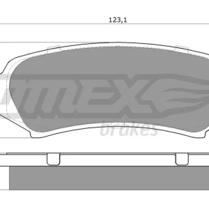 Kup teraz Zestaw klocków hamulcowych, hamulce tarczowe TOMEX BRAKES TX 13-84
