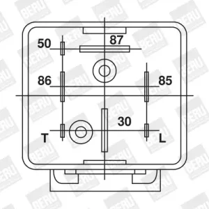 Rabat Przekaźnik, układ ogrzewania wstępnego BORGWARNER BERU GR001