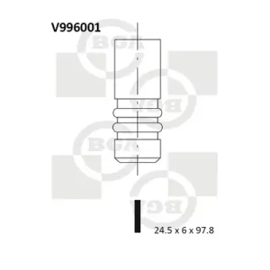 Bestseller Zawór wydechowy BGA V996001