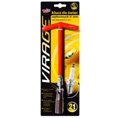 KLUCZ DO ŚWIEC ZAPŁONOWYCH 21 MM MOJE AUTO VIRAGE Bestseller