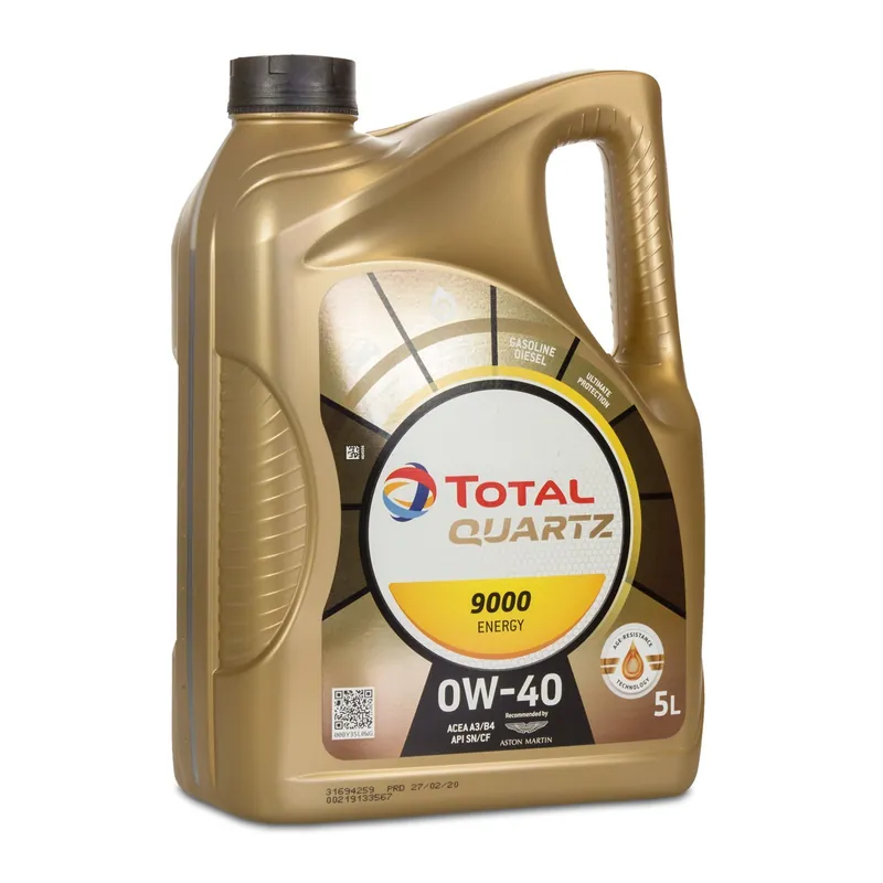 OLEJ 0W-40 TOTAL QUARTZ 9000 ENERGY 5L Cena promocyjna
