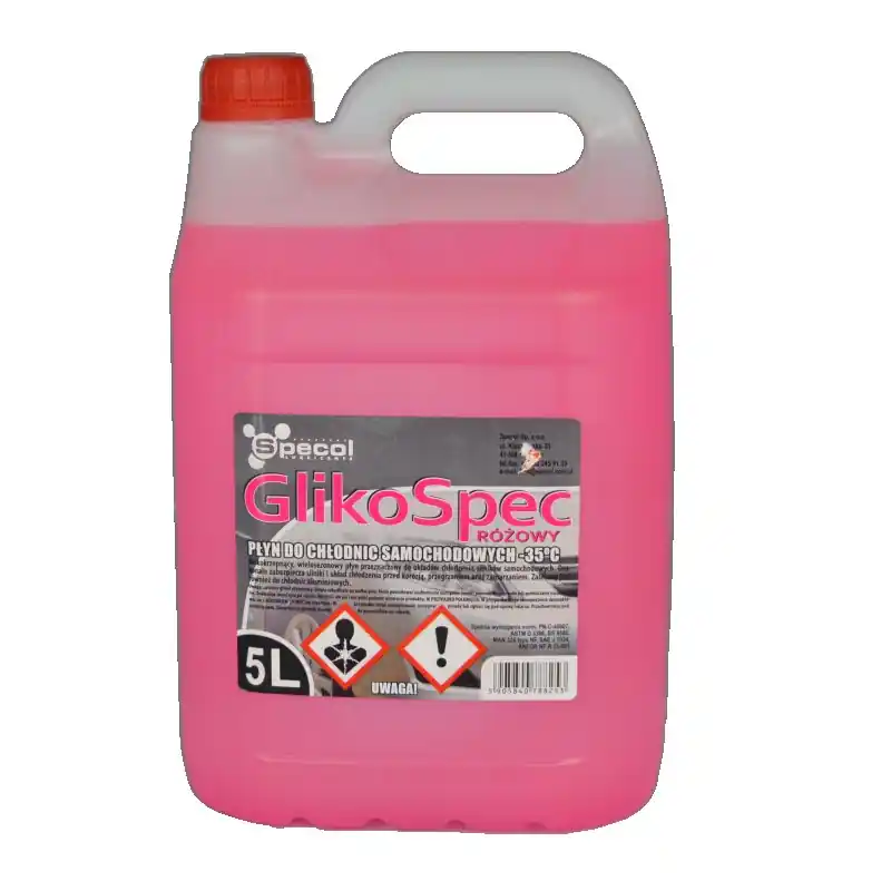 PŁYN DO CHŁODNIC GLIKOSPEC (-35C ) 5L - RÓŻOWY Oferta czasowa