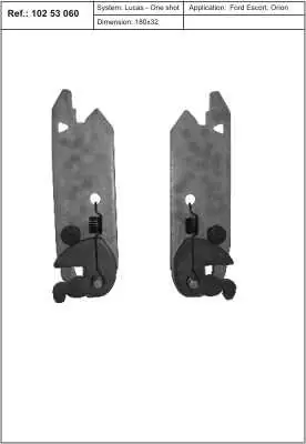 Nowy Rozpieraki szczęk hamulcowych QUICK BRAKE 10253060  FORD ESCORT 80