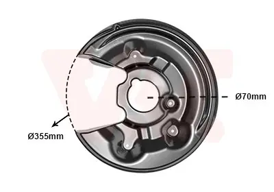 OSŁONA TARCZY HAMULCOWEJ VW Oferta