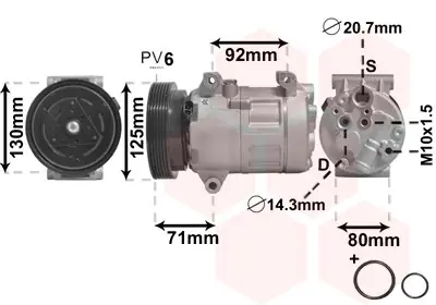 Kompresor klimatyzacji VAN WEZEL 4300K103 8200316164 Niska cena