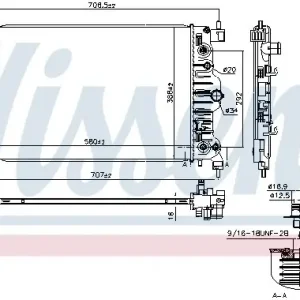 Ostatnie sztuki Chłodnica silnika NISSENS 61715 95316029